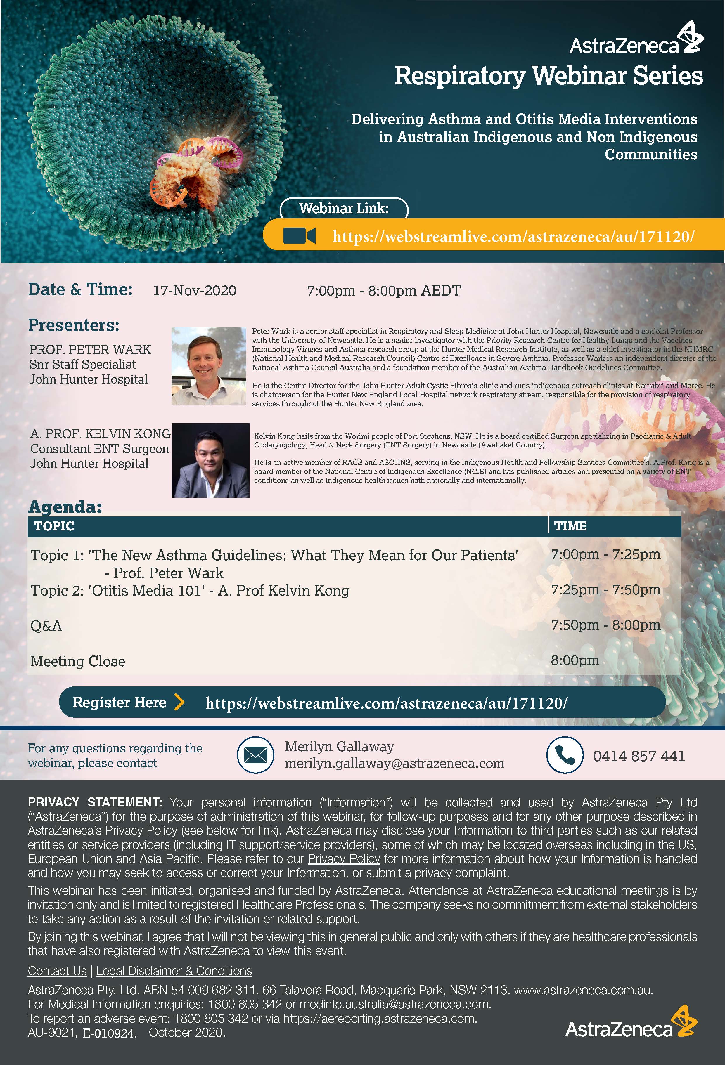 Astra Zeneca Respiratory Webinar Series